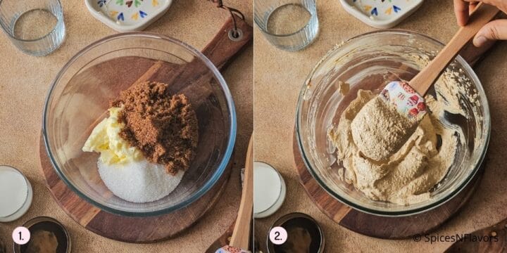 Cream butter and sugar