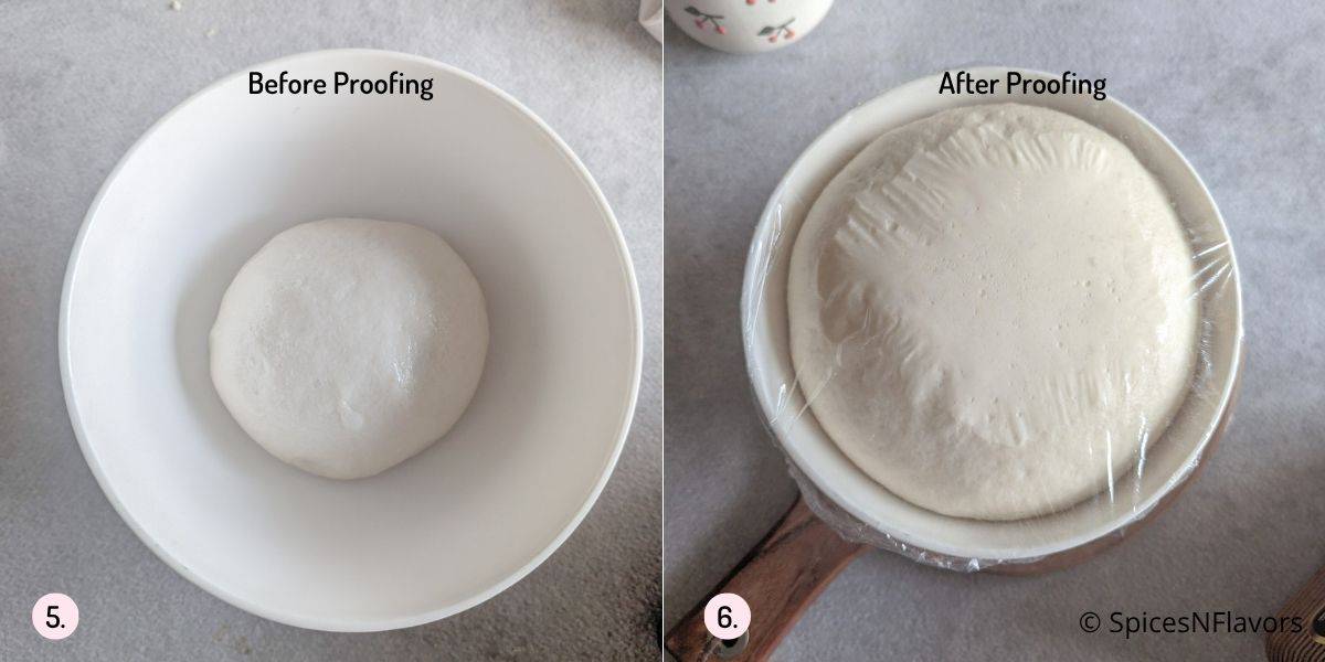 allow the dough to prove