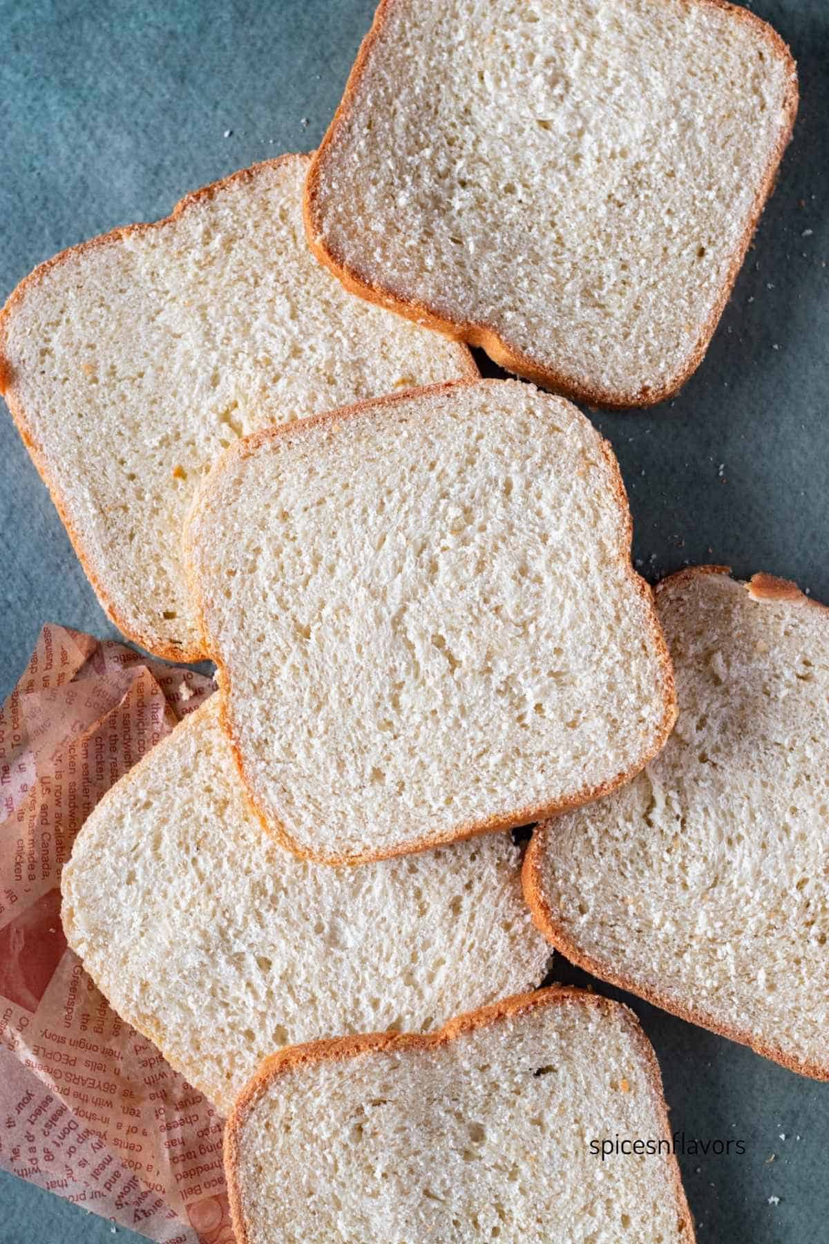 slices of japanese milk bread machine recipe