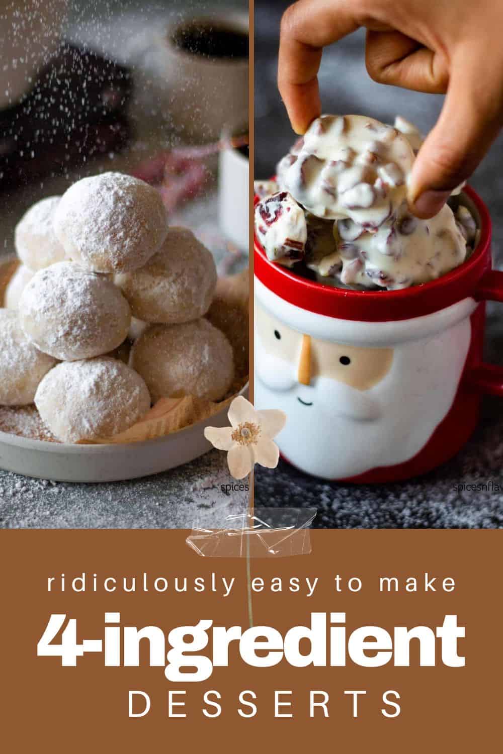 collage of desserts with text in the bottom