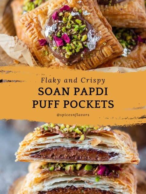 collage of two images with text in centre for pinterest